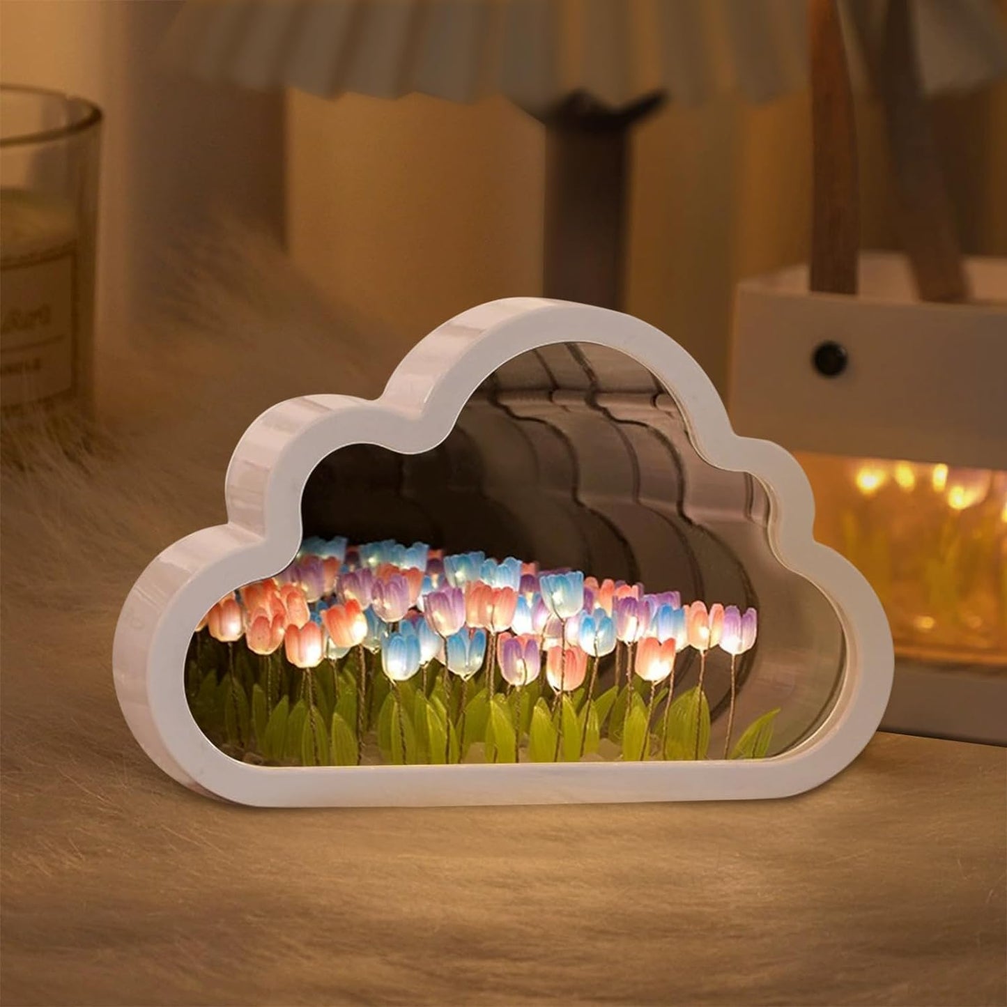 Cloud Tulip Lamp Mirror