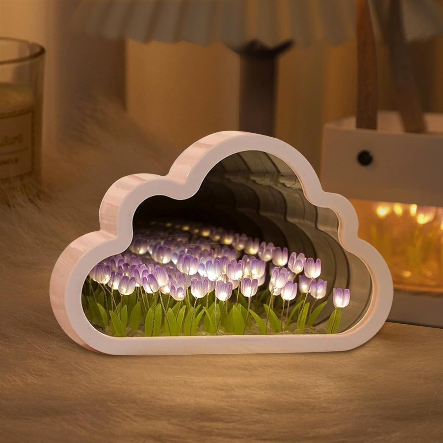 Cloud Tulip Lamp Mirror